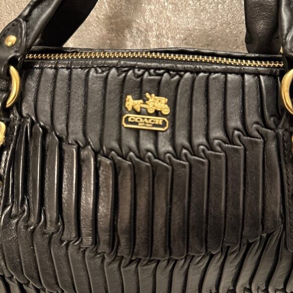 Coach Madison Gathered Leather Small Bag - Picture 4 of 8